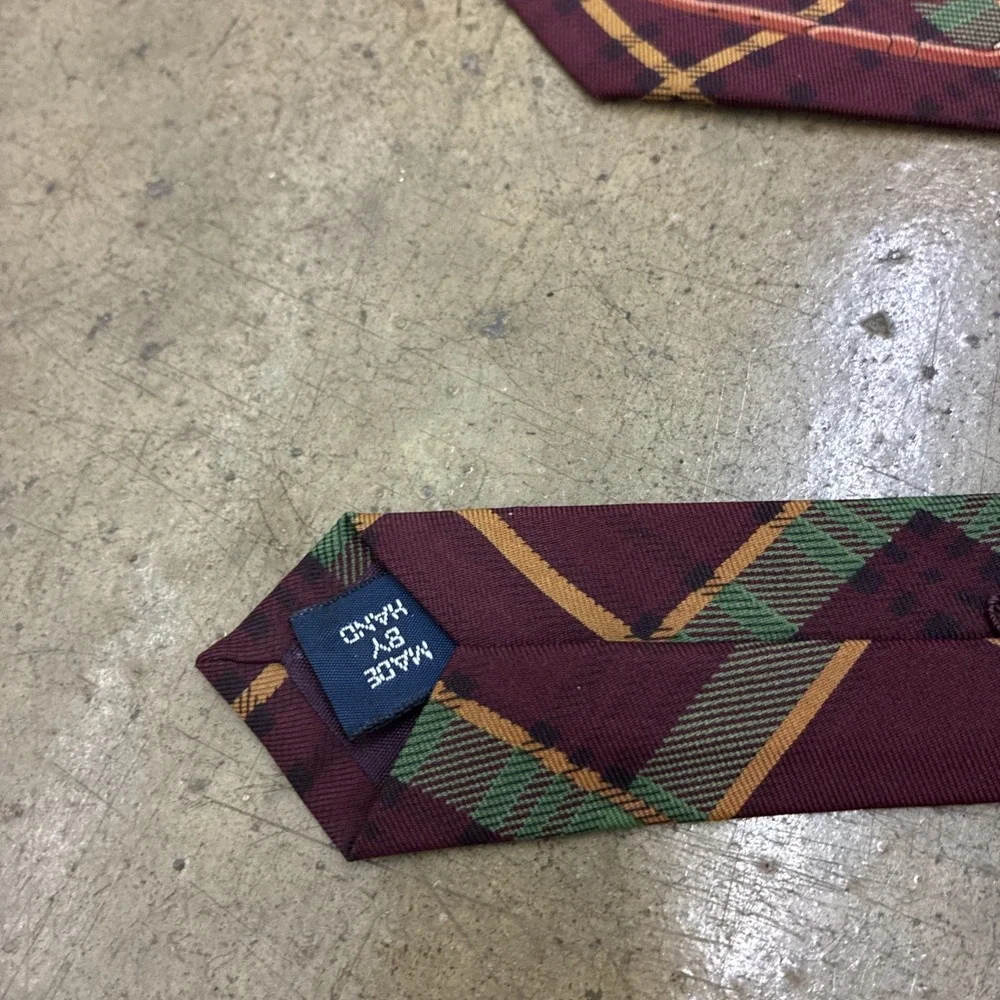 Vintage Equestrian Rare Polo Ralph Lauren Horse Graphic Silk Handmade Tie